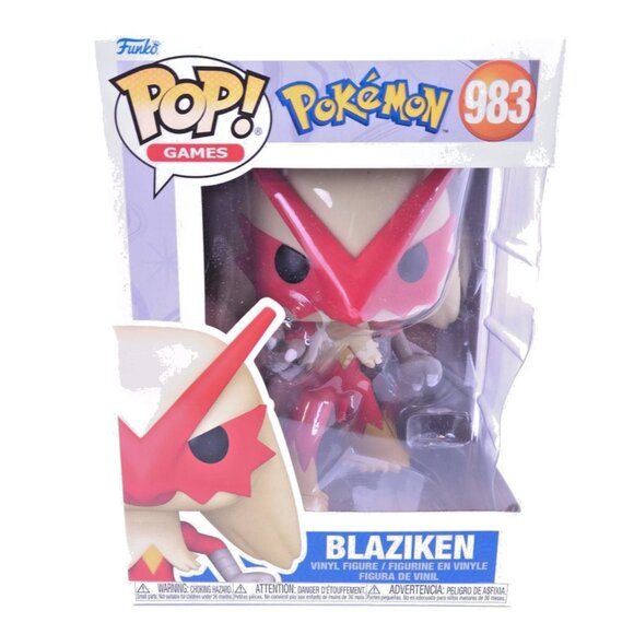 Funko Pop Pokémon Blaziken 983 Games Vinyl Figure Toy New Sealed Near Mint - Picture 1 of 11